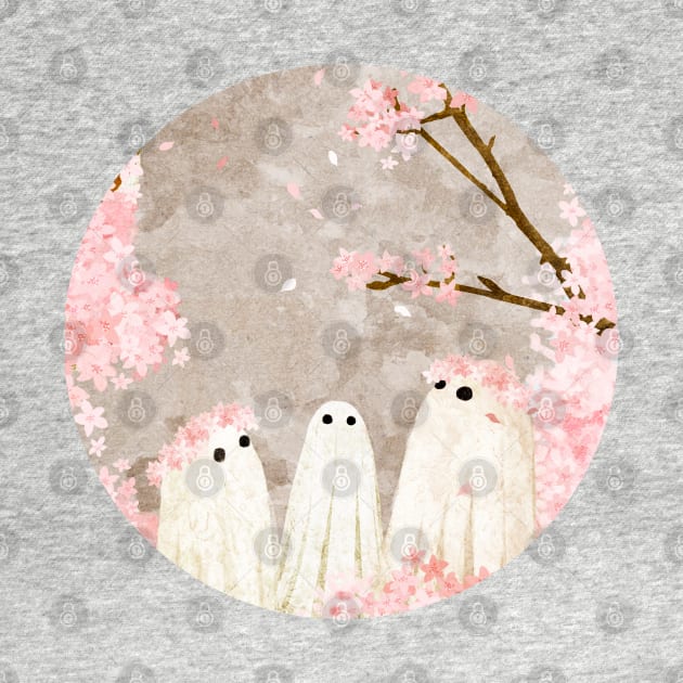 Ghost Cherry Viewing Party by KatherineBlowerDesigns